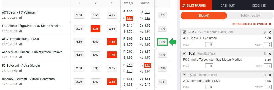 Primul pariul la Betano