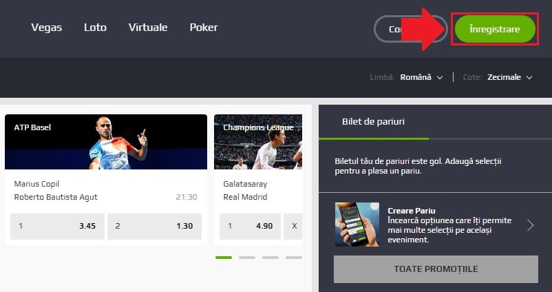 Primul pariu online la NetBet