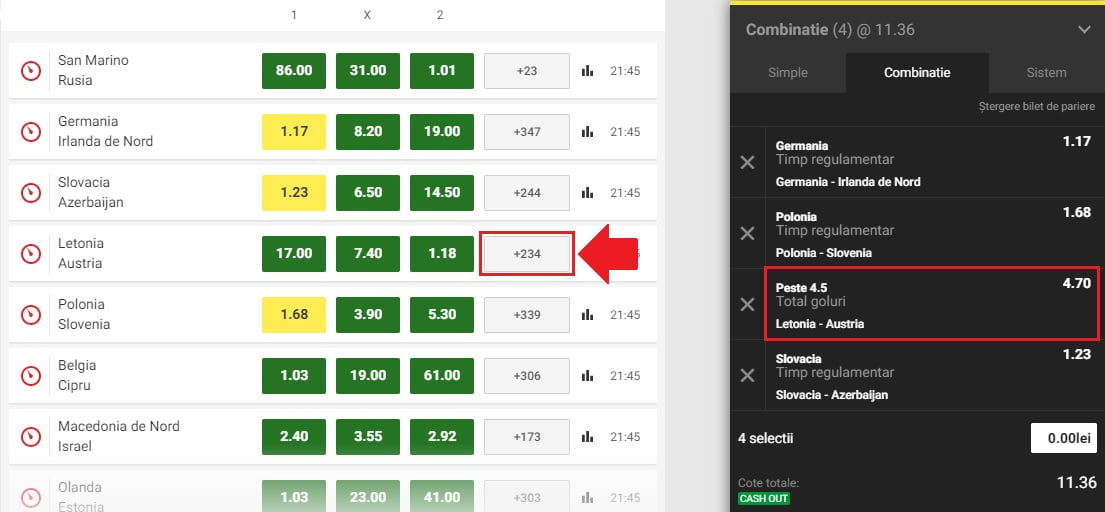 Primul pariu la Unibet