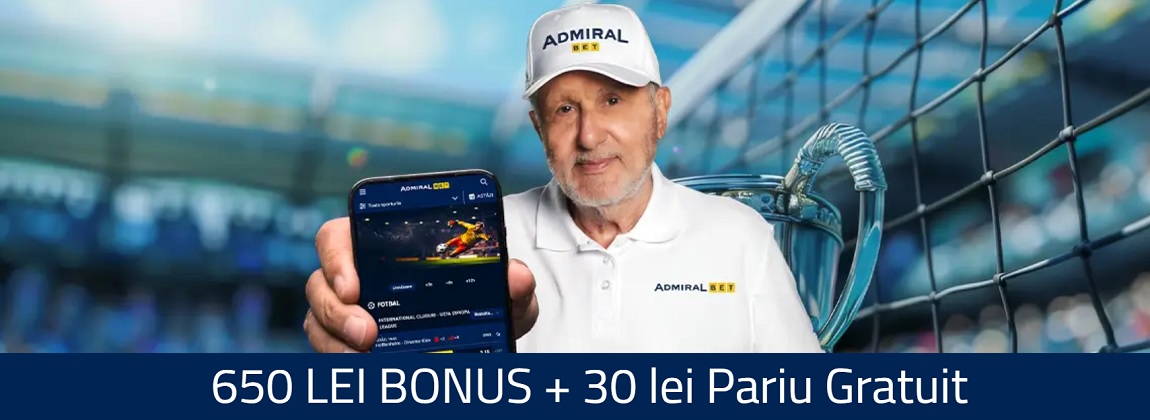 Pachet de bun venit la Admiral